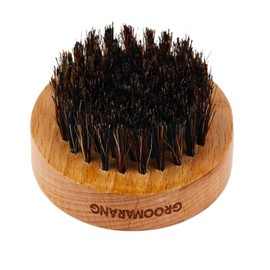 Groomarang O Boar Bristle Beard Round Brush