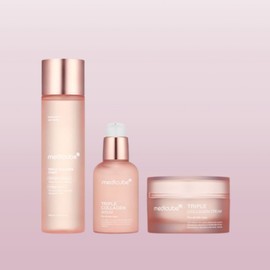 Medicube Collagen 4.0 3-piece set: Triple Collagen Toner, Serum, Cream, Water Glow Lifting, Elasticity, and Basic Cosmetics Set / 메디큐브 콜라겐 4.0 3종 세트 트리플 콜라겐 토너 세럼 크림 물광리프팅 탄력 화장품기초세트