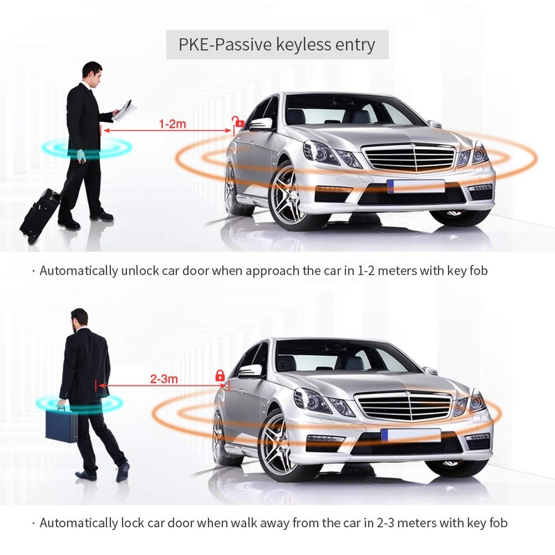 EASYGUARD EC211 Universal pke kit Passive keyless Entry Remote Starter