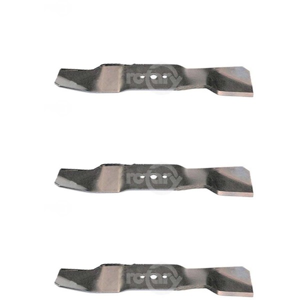 Rotary 3 Pack: 14-1/8" Mulching Blades for Husqvarna 505544601 Mower