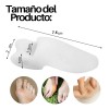 Separador de Juanete Meñique Gel Silicona Unitalla Blanco 1 Par