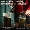 Cafe Du Chateau Stainless Steel French Press Coffee Maker -