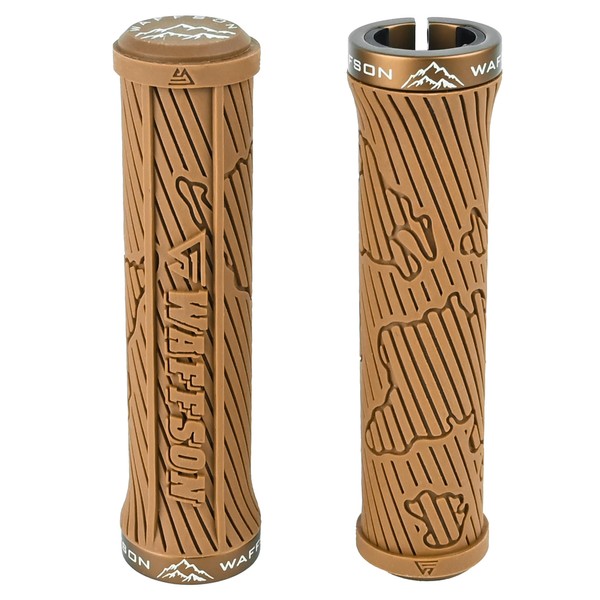 WFS World Map MTB Lock-on Grips - Single Clamp Ergonomic