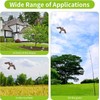 Bird Hawk Flying Kite with Pole Crop Protector Bird Scare