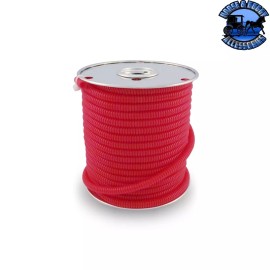 Heavy Split Loom Wire Covering, Protector–RED 1/4" 100 ft. Roll #TEC-5140-5C