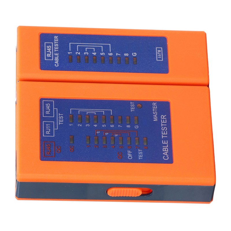 Network Cable Tester Continuity Checking Split Type Multifunctional ABS Cable