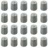 Tyre Valve Caps, Silver Grey Plastic,Plastic Tyre Wheel Alloy Valve