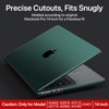 Soonjet for MacBook Pro 14 inch Case 2024-2021 M4 M3