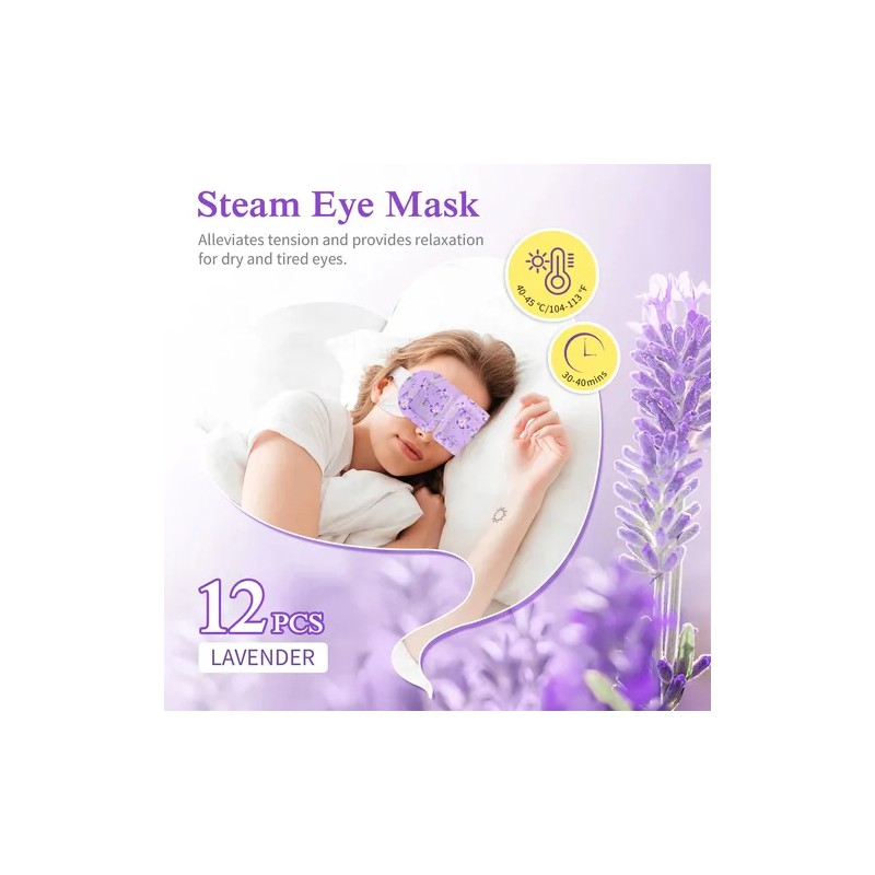 Mascarilla Térmica Extracto Lavanda Relaja Vista Sin Estrés Mixta