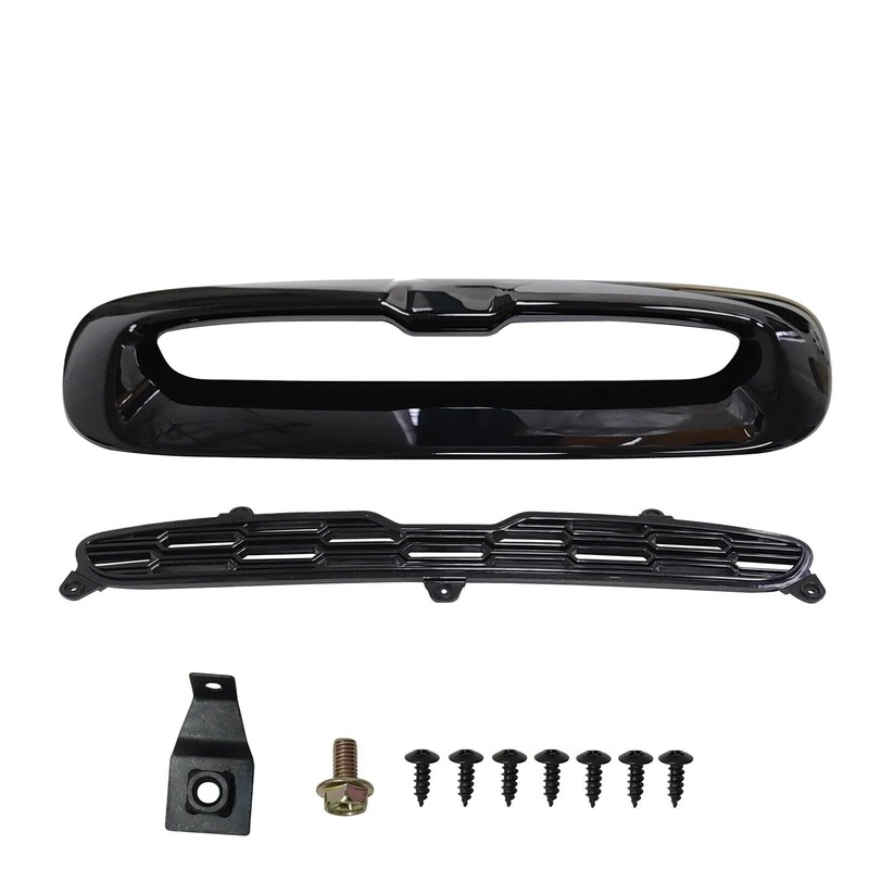 GSRECY Gloss Black Front Bonnet Hood Scoop Intake Air Vent