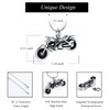 Motorcycle Cremation Jewelry Memorial Urn Necklace for Ashes Holder Funeral
