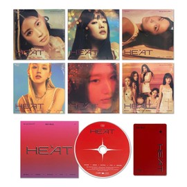 (G) I-DLE - Special Album [HEAT] (DIGIPAK - Random Ver.) 2-Panel Digipak Cover + Photo & Lyric Booklet + CD + Photocard + 2 Pin Badge + 4 Extra Photocards