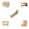 binifiMux Crib Hardware Screws, 70 Pcs M6 Furniture Barrel Nut