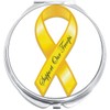NewCharms Support Our Troops Yellow Ribbon Compact with Mirrors -