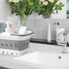 Portable Shower Caddy Tote – Collapsible Plastic Basket with Handles,