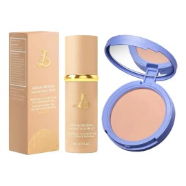 W Wx Nuevo Polvo Facial Oil Control+base De Maquillaje R