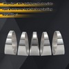 2.5" 304 Stainless Steel Exhaust Pie Cuts - 90 Degree