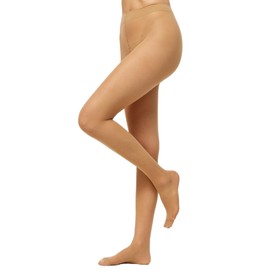 Nur Die Women's 719100/Fit in Form Tights, Beige (mandel 116), 9.5 (40-44/M)