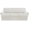 GAMUKAI Premium T-Cushion Sofa Slipcover – 4-Piece Set for T-Cushion