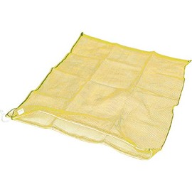 TRUSCO MH-L-1-Y Mesh Bag, Large, 1 Piece, 39.4 x 39.4 inches (100 x 100 cm), 90 L (90 L), 0.2 inches (4 mm), Yellow