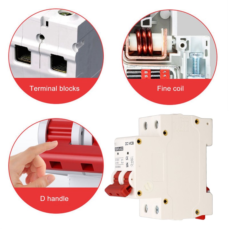 DC Circuit Breaker Short Circuit Protection Arc Extinguishing Miniature Circuit