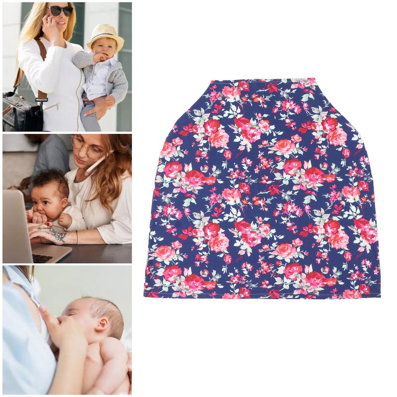 Nursing Towel Polyester Breathable Soft Skin Friendly Windproof Breastfeeding Cover