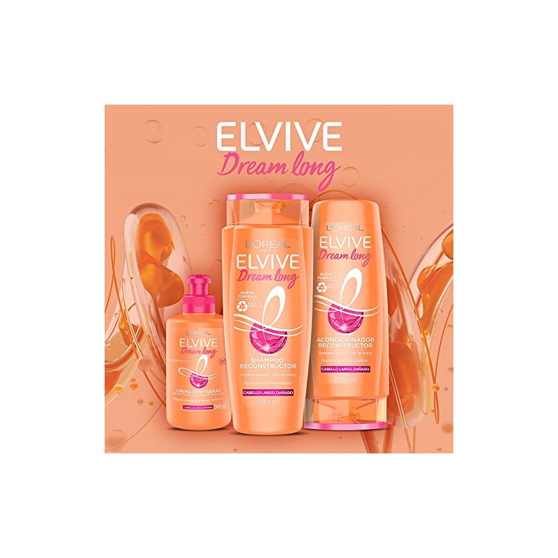 L'Oreal Paris, Shampoo Dream Long Elvive 370 Ml
