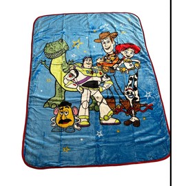 Toy Story Fairground Stars Soft Plush 60"x80" Twin Size Blanket