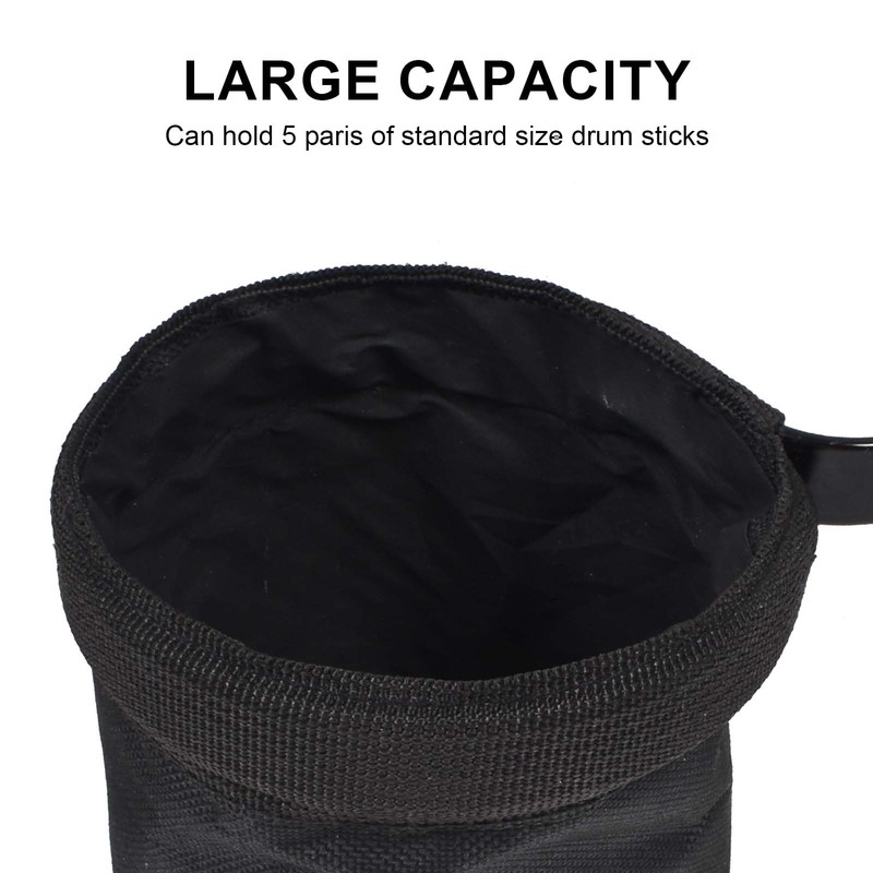 DEARBAG Drumstick Holder Drum Stick Bag Adjustable Drumstick Holder Drum