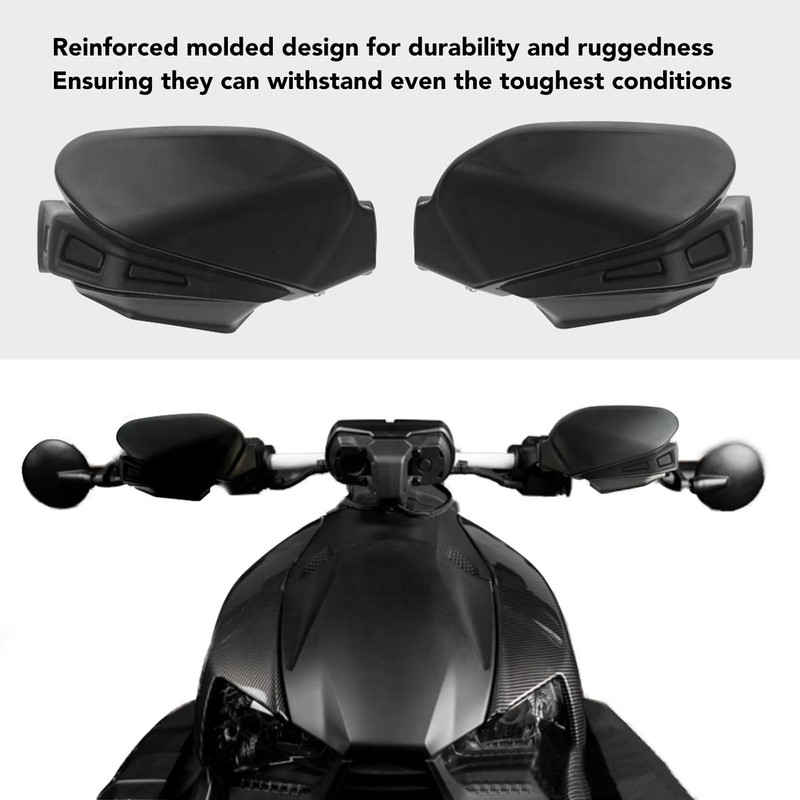 ATV Hand Guard Black Plastic Cover Ryker 600 900 Rally