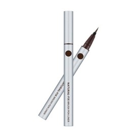 Missha Natural Fix Brush Pen Liner (Brown) / 내추럴 픽스 브러쉬 펜 라이너 (브라운)