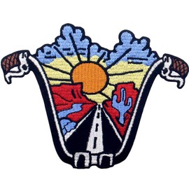 Zegin Explore Outdoor Cool Motorcycle Biker Life Patch Embroidered Applique Badge Iron On Sew On Emblem