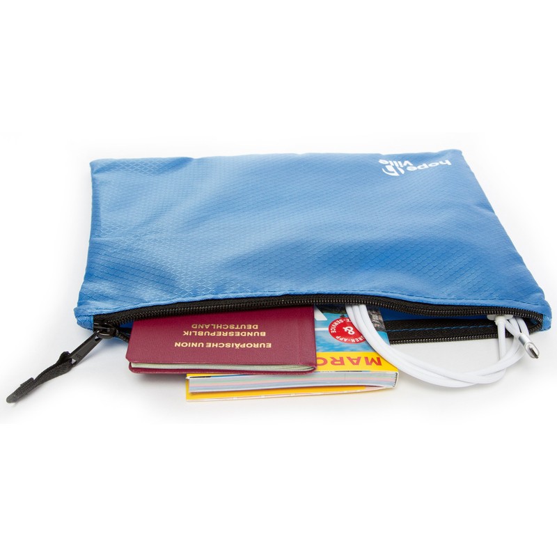 HOPEVILLE Travel Organizer Set, 3 different large zipper bags for