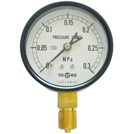 TOKO Pressure Gauge, Diameter 2.9 inches (75 mm), 0.3 MPa AE-ATG3/875 x 0.3 MPa