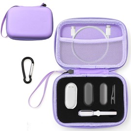 LeoTube Protective Case for PLAUD NotePin Voice Recorder (Purple)