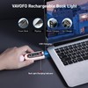 VAVOFO USB Rechargeable Book Light, Blue Lighting Blocking, Amber Light