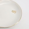 COLLECTIVE HOME - Ceramic Jewelry Tray, Decorative Monogram Jewelry Dish,