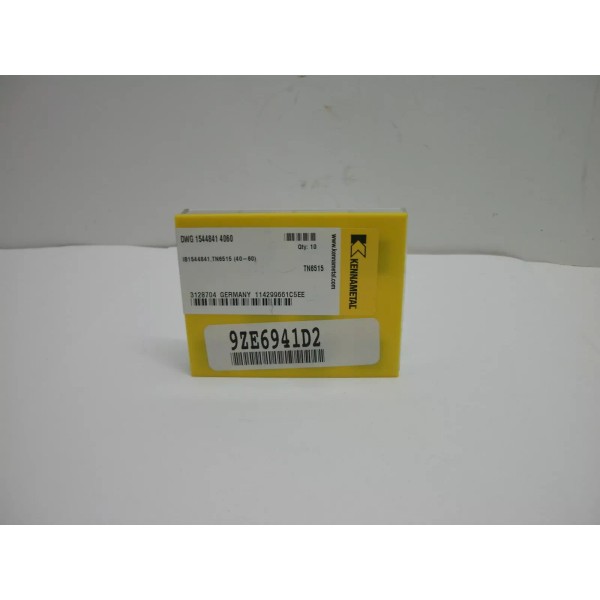 KENNAMETAL DWG 1544841 IB1544841 TN6515 (40-60)CARBIDE INSERTS 97E6941D2 NIB