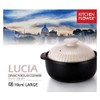 Kitchen Flower Lucia Natural Glazed Ceramic Porcelain Cookware Hot Pot