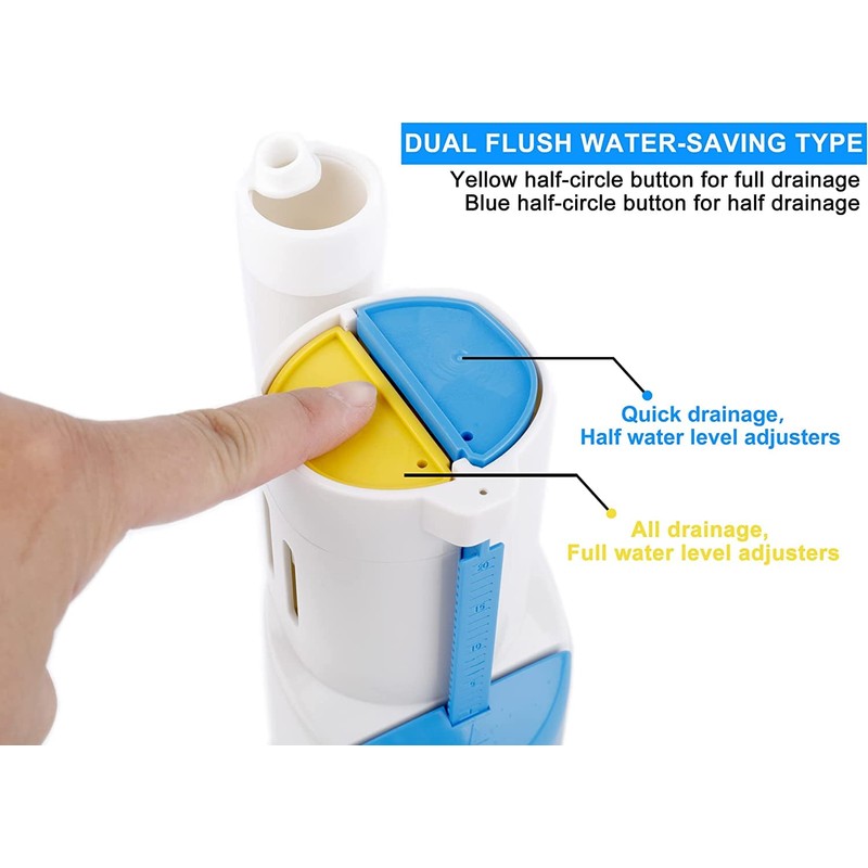 Toilet Flush Valve Replacement Kit 2 Inch Universal Water-Saving Toilet