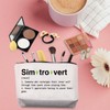 TSOTMO Game Gaming Gift Simtrovert Definition Makeup Bag for Game