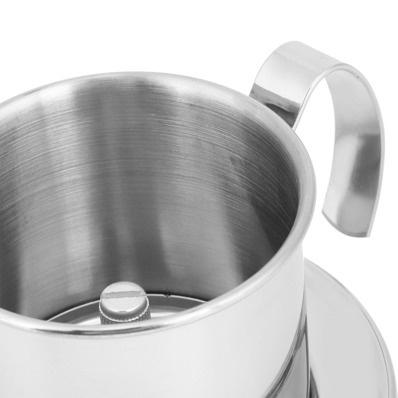 Drip Coffee Filter Pot Silver 304 Stainless Steel Hhousehold Bbrewing