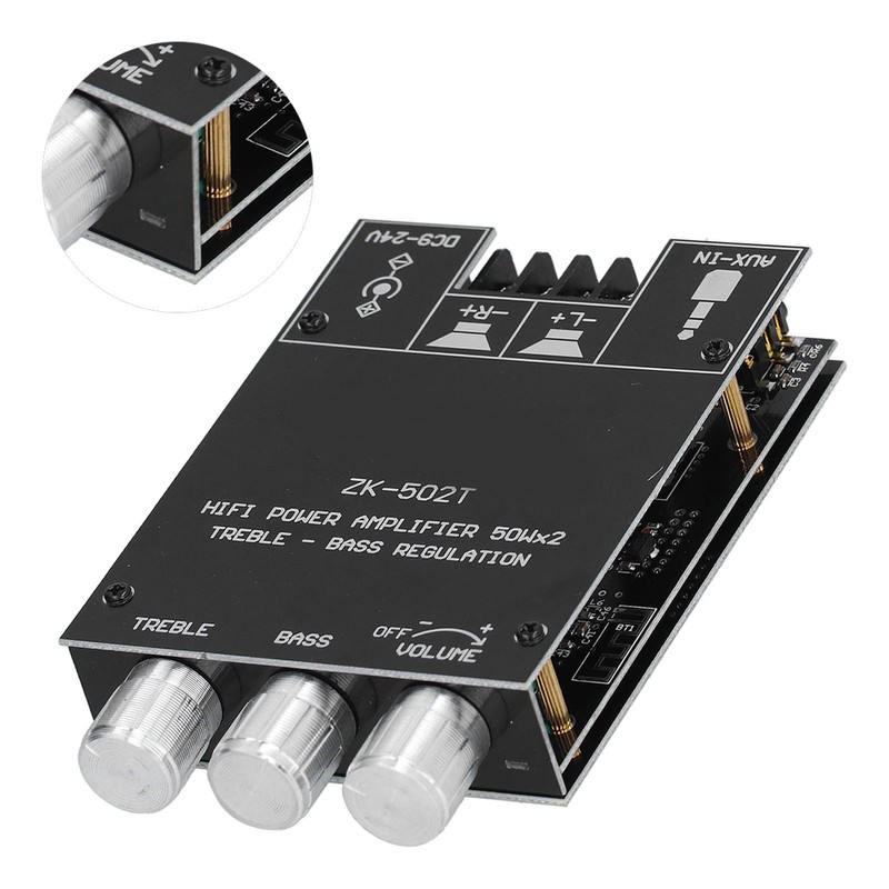 Power Amplifier Board Module Bluetooth Stereo Dual Channel AMP with
