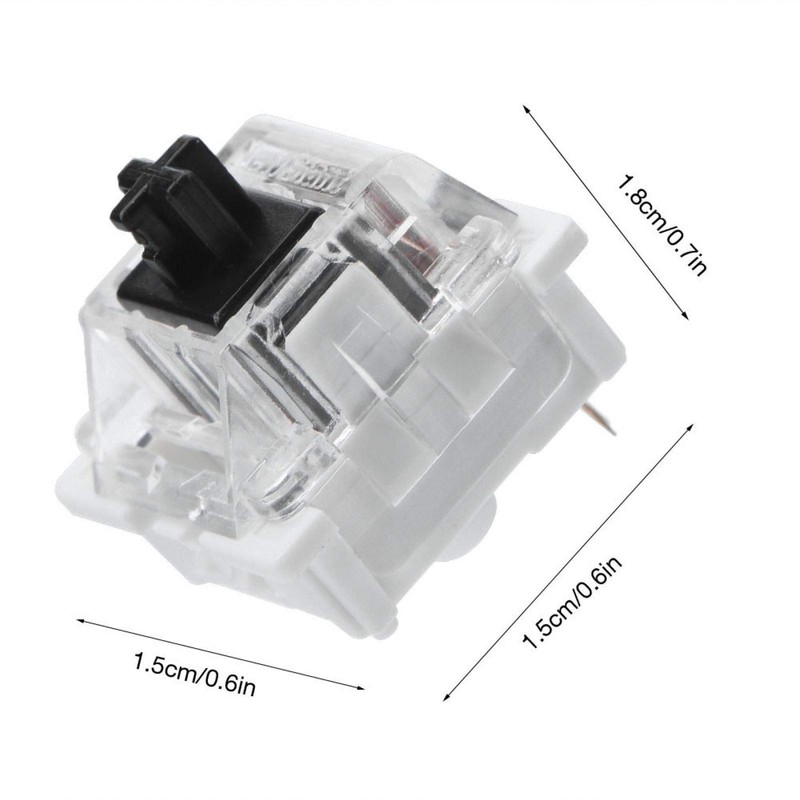 Black Switch 3 Pin Key Switch, 10 Pieces Black Switches