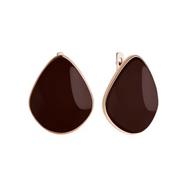 Sokolov 925 Silver Enamel Teardrop Earrings, Sterling Silver, No Gemstone