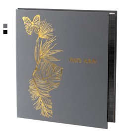 Totocan 5x7 Photo Albums 360 Pockets, Holds 360 5x7 Photos with Writing Space Memo, Large Capacity Picture Album with Vintage Linen Cover, Family, Baby Photo Book (5x7 Photos 360 Pockets, Grey)