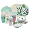 Zak Designs 16 Piece Melamine Color Changing Tumbler & Dinnerware