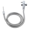 G1/2 Household Shower Converter Hose Stainless Steel Enema Attachment Hose