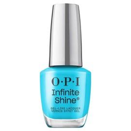 OPI Infinite Shine Nail Polish ISL 215 BEACH PARTY TEAL DAWN, blue, 1 piece, 15ml / 오피아이 인피니트샤인 매니큐어 ISL 215 BEACH PARTY TEAL DAWN, 블루, 1개, 15ml