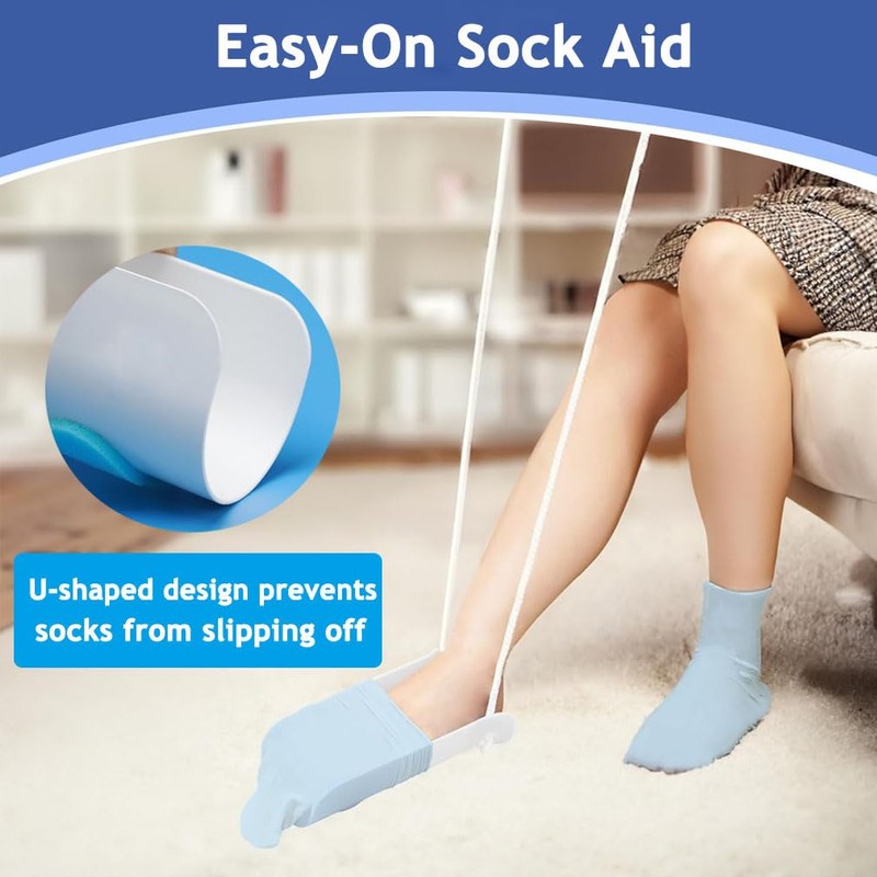 Sock Aids for Putting Socks On and Off Socks Helper